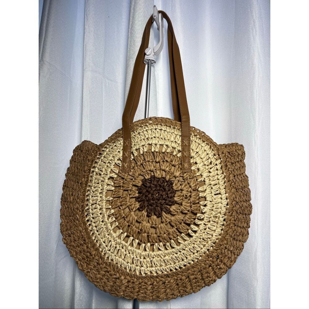 Woven Straw / Grass Tote, Purse, Bag, Thailand Shoulder